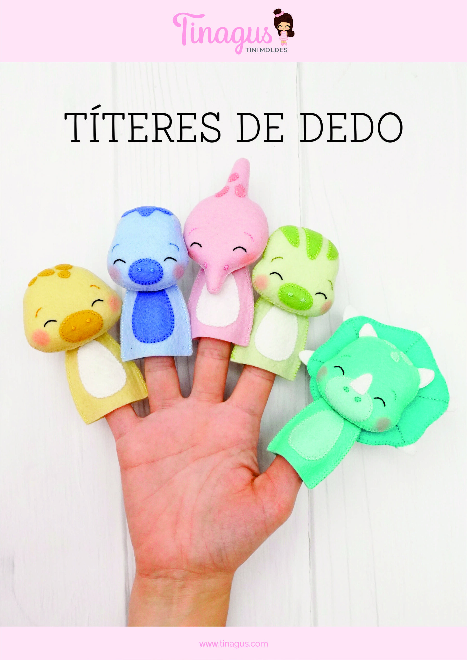 Títeres de dedo Dinosaurios