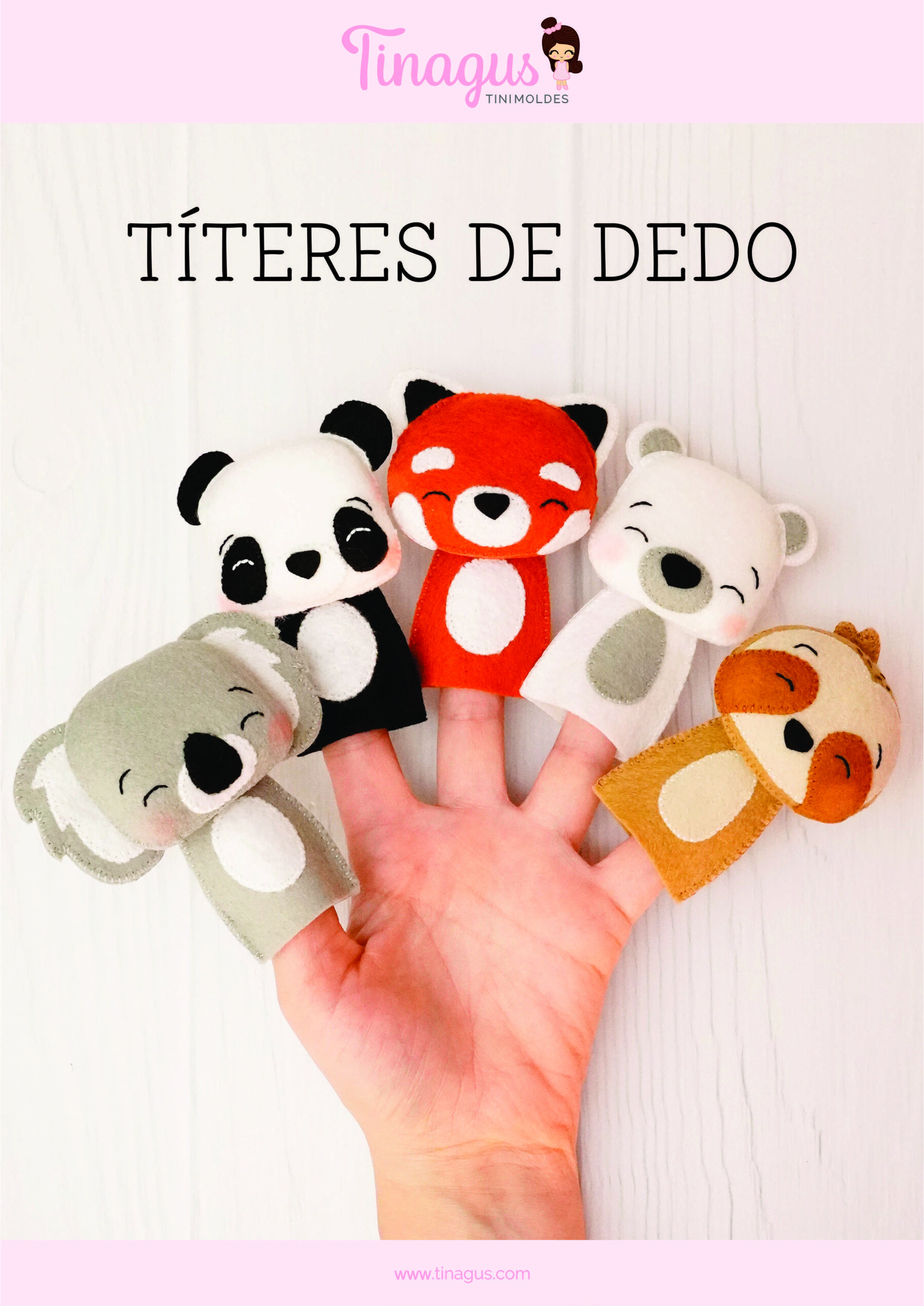 Títeres de dedo Ositos y amigos